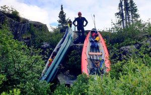 NafukovacÃ­ kajaky a kanoe na Å™ece Moisie