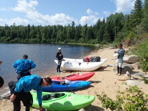 NafukovacÃ­ kajaky a kanoe na Å™ece Moisie