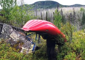 NafukovacÃ­ kajaky a kanoe na Å™ece Moisie